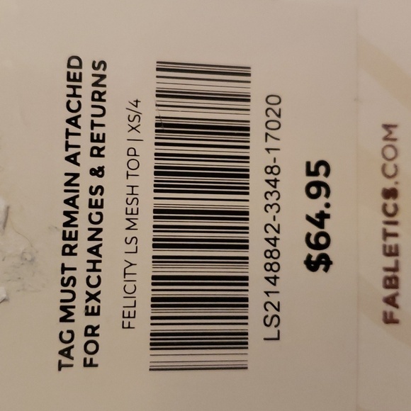 Fabletics Felicity Mesh tie dye top in purple size xs - Picture 9 of 9